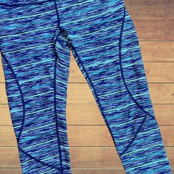 Nordstrom Zella XS Striped Athletic Capri Leggings • Multicolored • Knit  NWOT - Picture 2 of 16